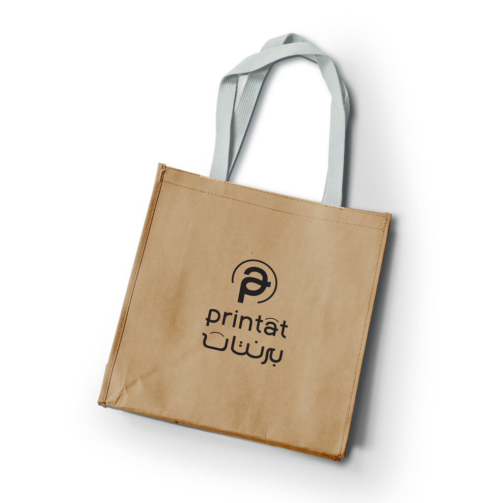 حقيبة متوسطة مطبوعة