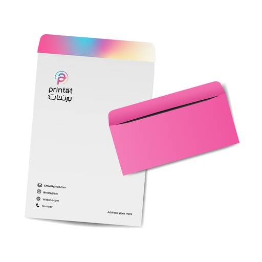 [1026] أظرف مطبوعة مخصصة